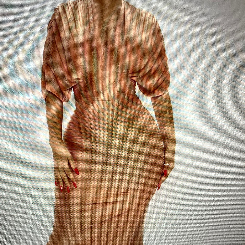 Ruched Midi Dress